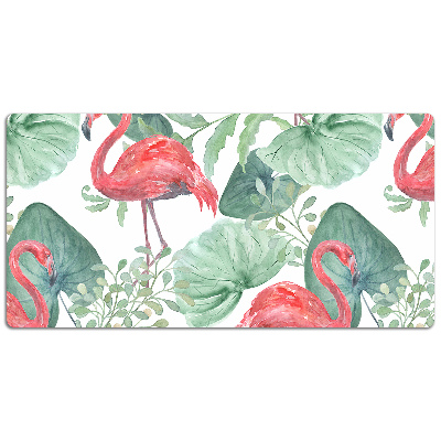 Podkładka na biurko Egzotyczne flamingi