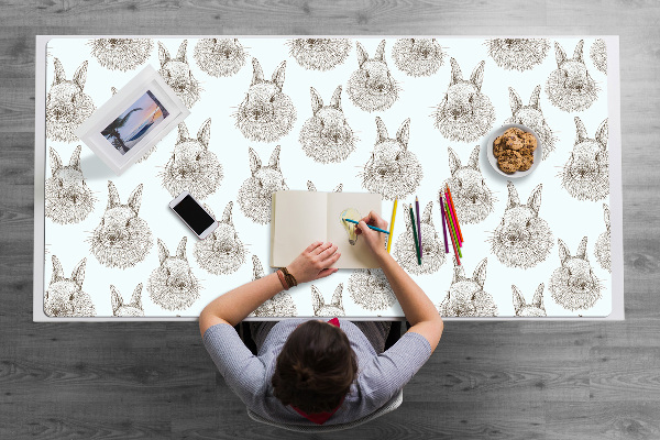 Podkładka na biurko Króliki szkicowany