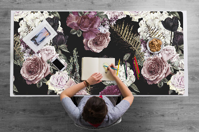 Podkładka na biurko Romantyczne kwiaty