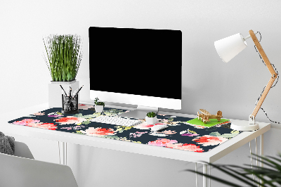 Mata na biurko Malowane kwiaty