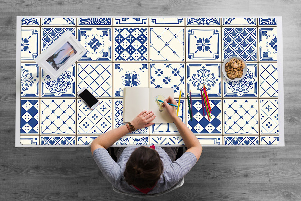 Mata na biurko Płytki Azulejos