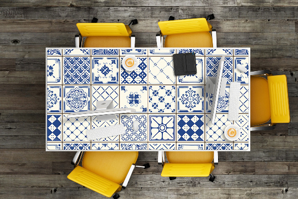 Mata na biurko Płytki Azulejos
