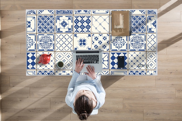 Mata na biurko Płytki Azulejos