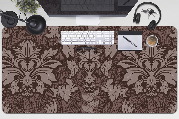 Mata ochronna na biurko Wzór styl damask
