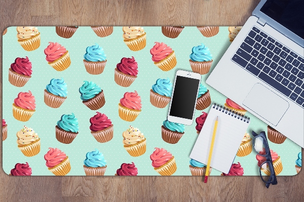 Podkład ochronny na biurko Babeczki muffinki
