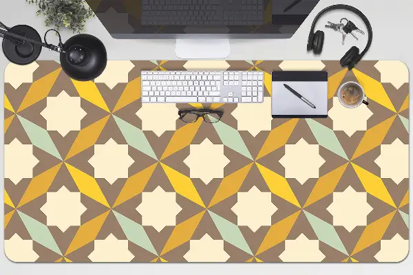 Duża podkładka na biurko dla dzieci Wzór retro