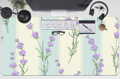 Podkładka na całe biurko Kwiaty lawendy
