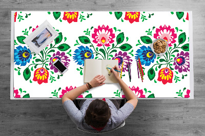 Podkładka na biurko Kwiaty ludowy styl