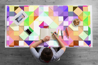 Mata ochronna na biurko Kolorowa mozaika