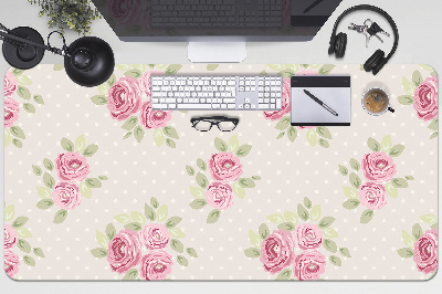 Mata na biurko Angielskie róże