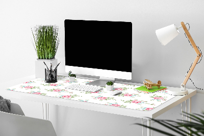 Duża podkładka na biurko dla dzieci Małe kwiaty