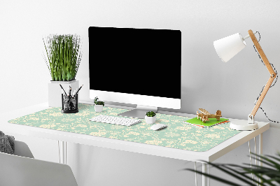 Duża podkładka na biurko Białe kwiaty