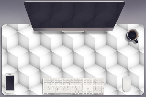 Duża podkładka na biurko dla dzieci Sześciany