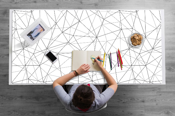 Podkładka na biurko Geometryczne linie