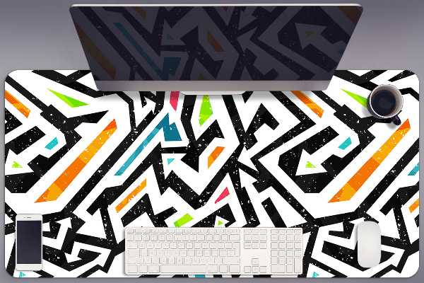 Duża podkładka na biurko dla dzieci Graffiti