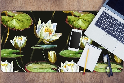 Duża podkładka ochronna na biurko Kwiaty lotosu