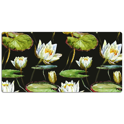 Duża podkładka ochronna na biurko Kwiaty lotosu