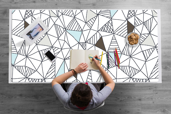 Podkład ochronny na biurko Geometryczny wzór