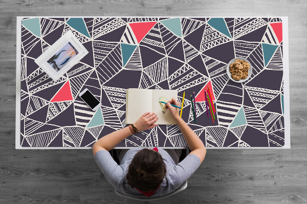 Duża podkładka na biurko dla dzieci Wzór Doodle