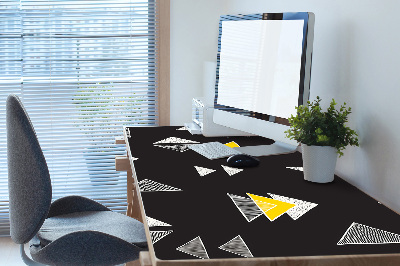 Podkład ochronny na biurko Rysowane trójkąty