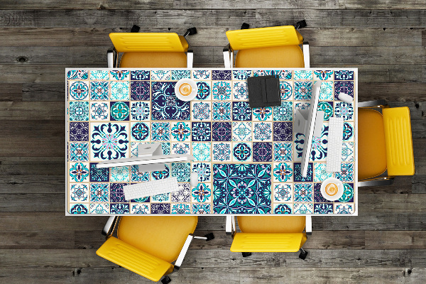 Mata ochronna na biurko Piękny patchwork