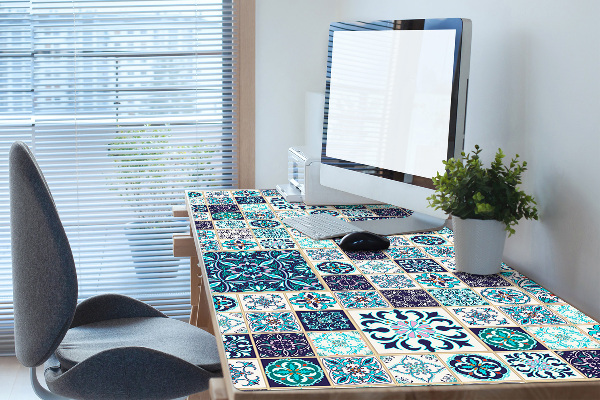 Mata ochronna na biurko Piękny patchwork