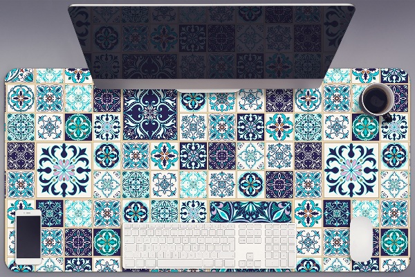 Mata ochronna na biurko Piękny patchwork