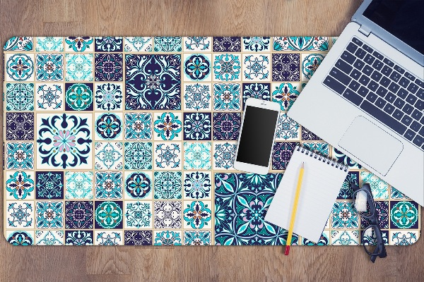 Mata ochronna na biurko Piękny patchwork