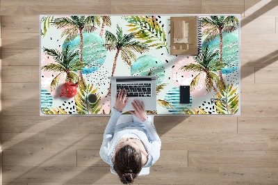 Duża podkładka na biurko Hawaje palmy