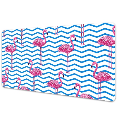Duża podkładka na biurko dla dzieci Flamingi