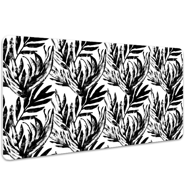 Mata na biurko Czarna monstera