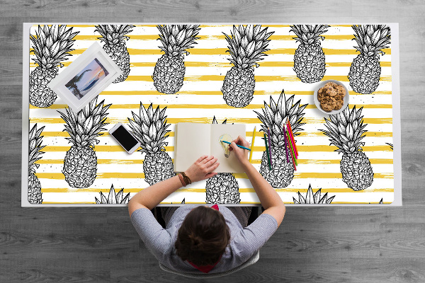Duża podkładka na biurko dla dzieci Ananas