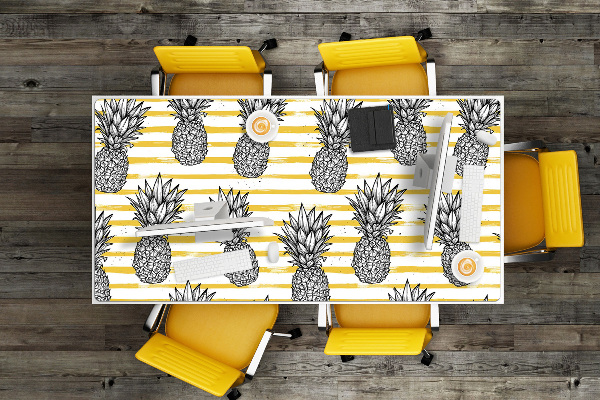 Duża podkładka na biurko dla dzieci Ananas