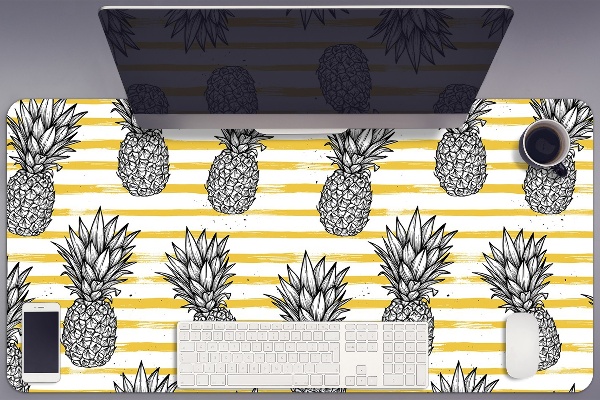 Duża podkładka na biurko dla dzieci Ananas