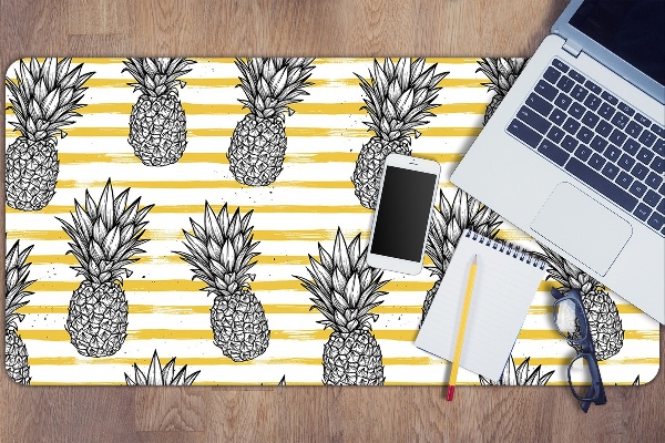 Duża podkładka na biurko dla dzieci Ananas