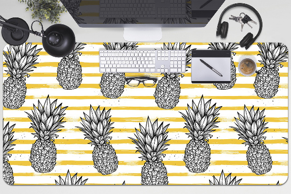 Duża podkładka na biurko dla dzieci Ananas