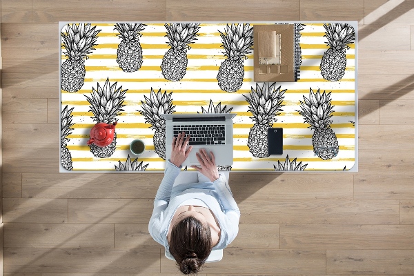 Duża podkładka na biurko dla dzieci Ananas