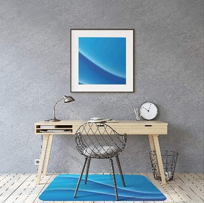 Podkładka pod krzesło Abstrakcja niebieski