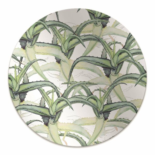 Mata pod fotel biurowy Obraz Aloes