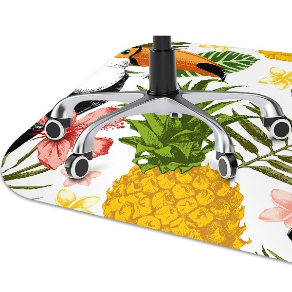 Mata na podłogę pod krzesło Tukan i Ananas