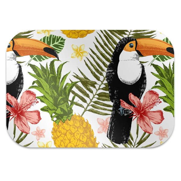 Mata na podłogę pod krzesło Tukan i Ananas