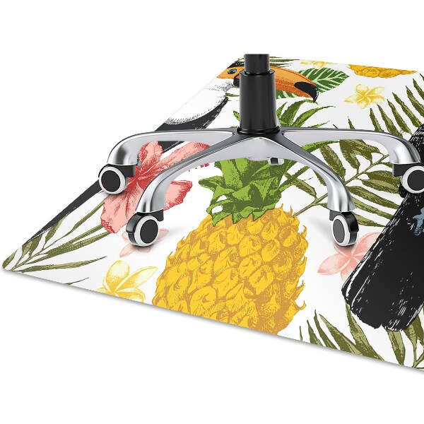 Mata na podłogę pod krzesło Tukan i Ananas