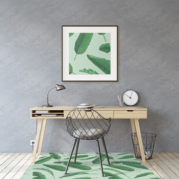 Mata pod fotel ochrona paneli Liście Bananowca