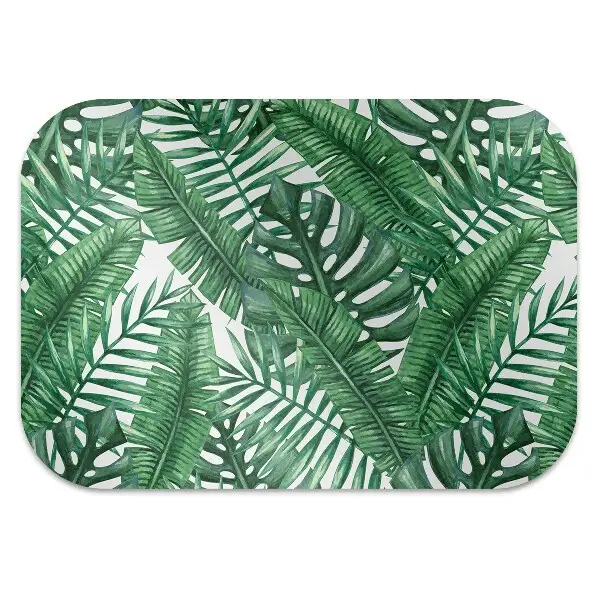 Mata pod fotel biurowy Monstera liść