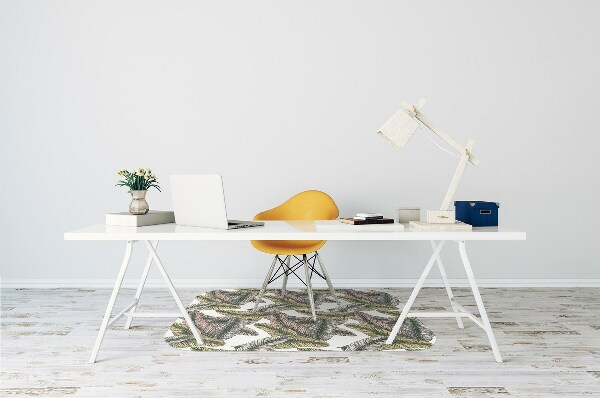 Podkładka pod krzesło obrotowe Bananowe Liście