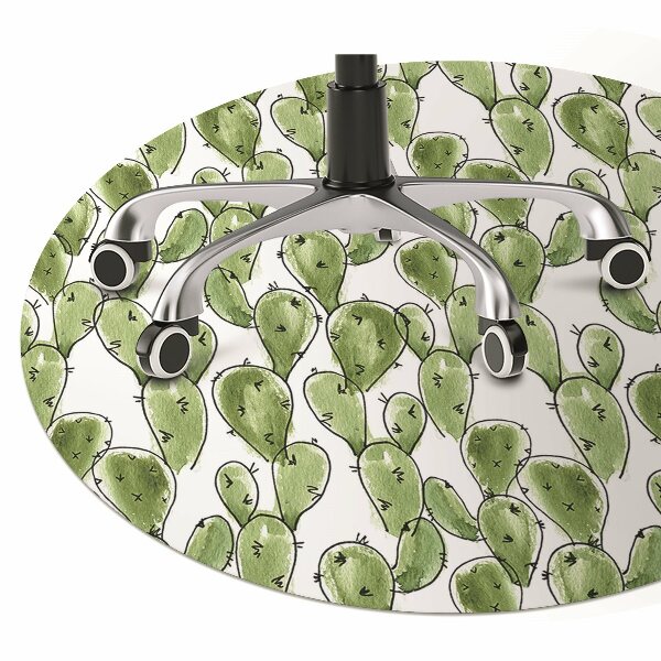 Mata pod fotel biurowy Kaktus Boho