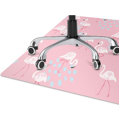 Podkładka pod krzesło obrotowe Flamingi