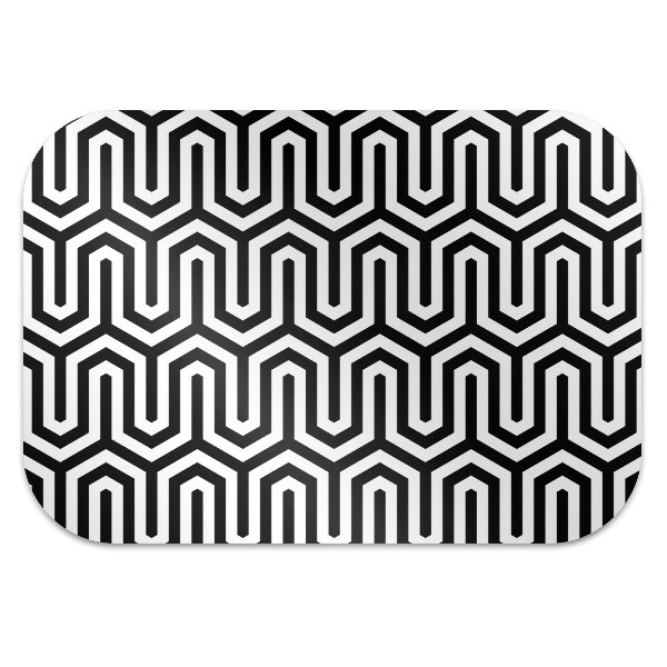 Mata pod krzesło do biura Geometryczny wzór