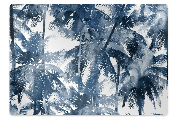Mata pod fotel ochrona paneli Tropikalne palmy