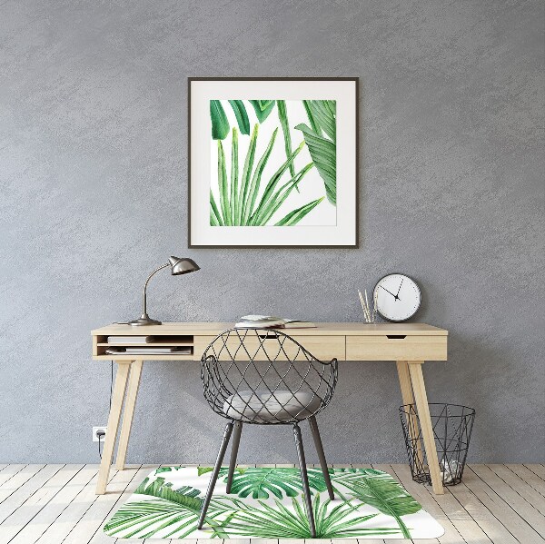 Mata pod fotel ochrona paneli Palma i Monstera